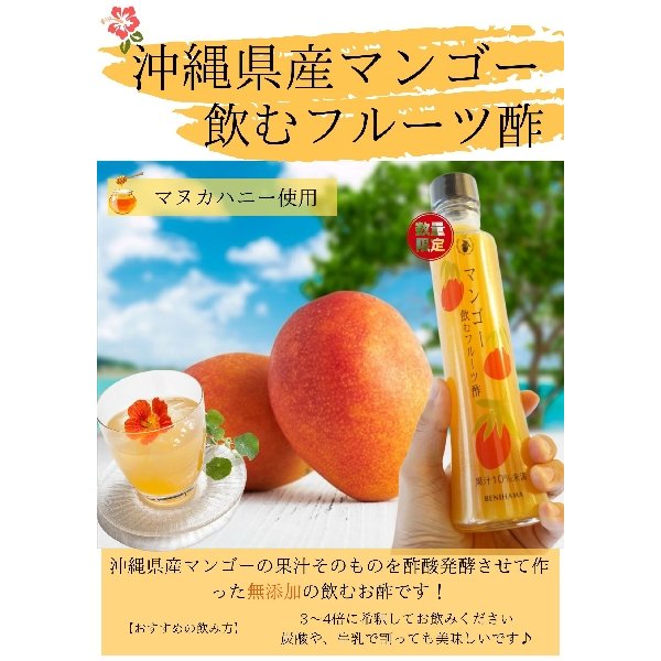 飲むフルーツ酢　県産マンゴー