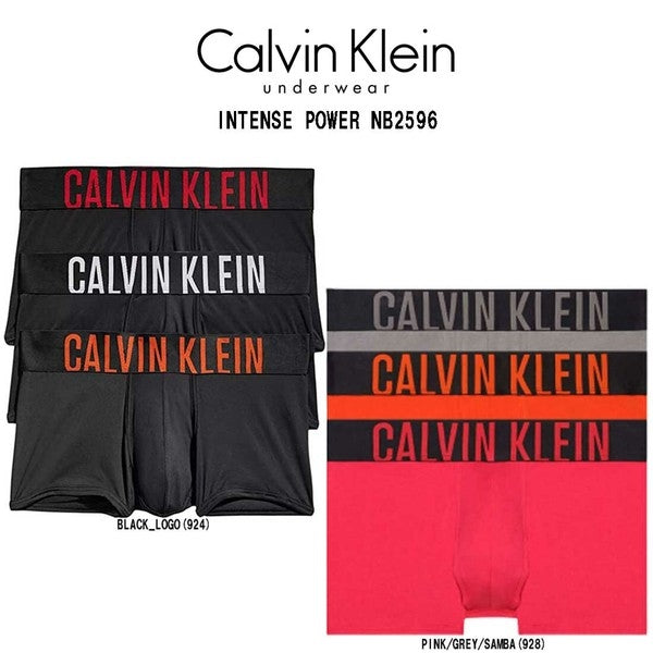 Calvin Klein(カルバンクライン)ボクサーパンツ メンズ 3枚セット INTENSE POWER TRUNK NB2596 ☆MS–  mondiale store