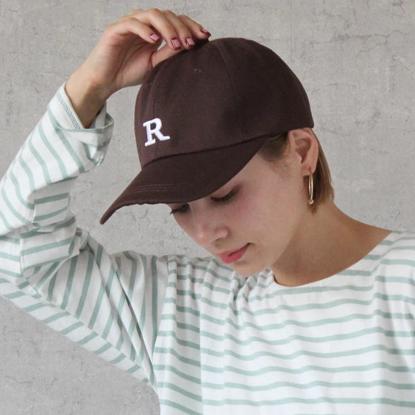 ロゴ 刺繍 キャップ 帽子 日焼け対策 服飾雑貨 Rロゴ